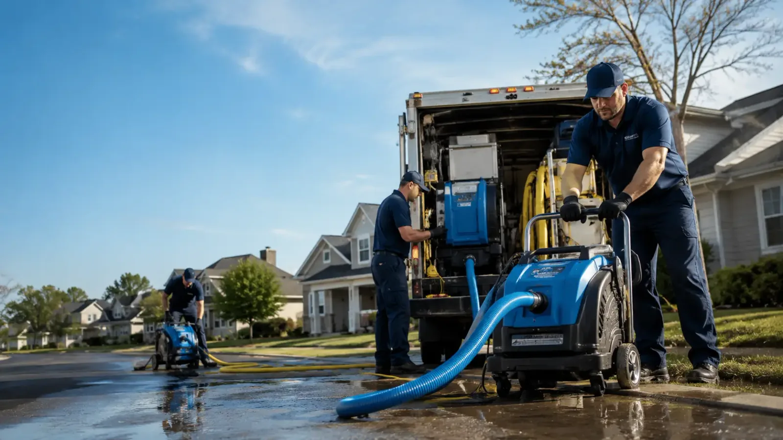 Flood Damage Cleanup in French Village, MO